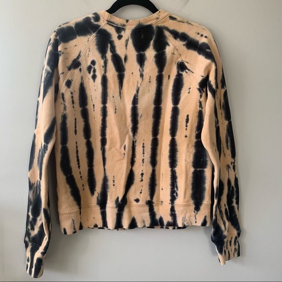 NEW RE/DONE x Hanes Classic Raglan Crewneck Tiger Dye S - Picture 6 of 7